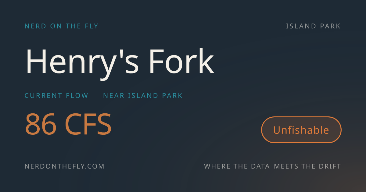 Henry's Fork Fly Fishing Conditions | Nerd on the Fly